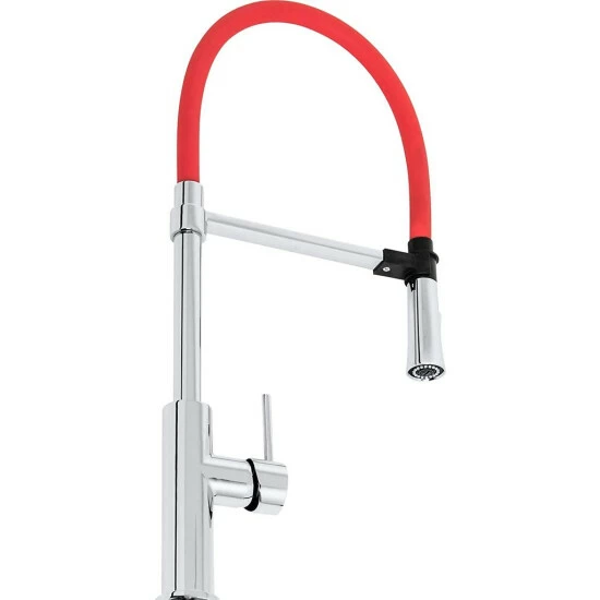 Budget 😀 Cornat Spültisch Einhebelarmatur Druckgusskörper Rot Verchromt 360° Brause Arretierung Hochdruck Armatur Küchenarmatur SAZ625 😀 3 Budget 😀 Cornat Spültisch Einhebelarmatur Druckgusskörper Rot Verchromt 360° Brause Arretierung Hochdruck Armatur Küchenarmatur SAZ625 😀 – Bild 3