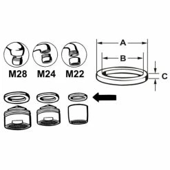 Blitzangebot 🛒 Cornat Gummidichtung Für Luftsprudler, M22 🔥 5 Blitzangebot 🛒 Cornat Gummidichtung Für Luftsprudler, M22 🔥 -Sonderangebot Baumarkt unnamed file 1057