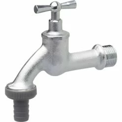 Neu ⌛ Cornat Auslaufventil, Mesing Matt Verchromt ✔️