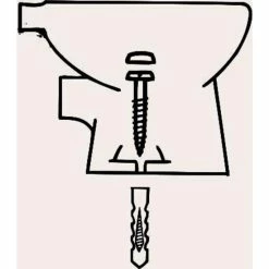 Angebote 👏 WC-Befestigung - Für Stand WC, Mit Kappen / Verchromt 👏 -Sonderangebot Baumarkt unnamed file 1094