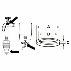 Besorgen 👏 Cornat Hahnscheibe Mit Loch, Ø 16 Mm 🥰 -Sonderangebot Baumarkt unnamed file 1116
