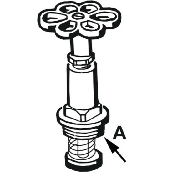 Bestpreis 🥰 CORNAT KFR Oberteil Mit Handrad, Mit Feder, 1" Aussengewinde, T571633 🛒 2 Bestpreis 🥰 CORNAT KFR Oberteil Mit Handrad, Mit Feder, 1" Aussengewinde, T571633 🛒 – Bild 2