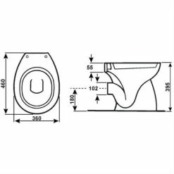 Bester Verkauf 😍 Cornat Wc Flach Uni Weiß 🛒 -Sonderangebot Baumarkt unnamed file 152