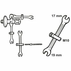 Auslauf 🛒 Cornat Sanitär Gabelschlüssel T595208 17 X 19 Mm Für Waschtischbefestigung 😍 -Sonderangebot Baumarkt unnamed file 166