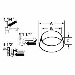 Angebote 🧨 Cornat Gummi-Keildichtung Für Siphon, 1 1/2'' 😍 -Sonderangebot Baumarkt unnamed file 362