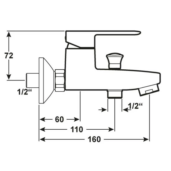 Angebote 🌟 CORNAT VIVA Bade-Einhebelmischer, Chrom, VIV2 ✔️ 2 Angebote 🌟 CORNAT VIVA Bade-Einhebelmischer, Chrom, VIV2 ✔️ – Bild 2