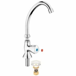 Billig ⌛ CORNAT Lisa Standventil Schwenkbarer Auslauf, Chrom, LI91 👍