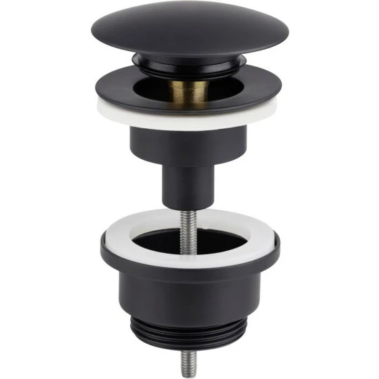 Bestes Angebot 👍 Cornat Druckknopf-Ablaufventil Noir Round Schwarz 🎉 1 Bestes Angebot 👍 Cornat Druckknopf-Ablaufventil Noir Round Schwarz 🎉