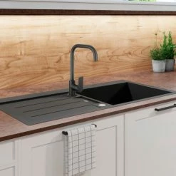 Bestpreis 👏 Cornat Niederdruck-Küchenarmatur Noir Round Schwarz 🤩 -Sonderangebot Baumarkt unnamed file 556