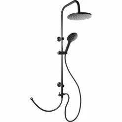 Rabatt 💯 Cornat Duschsystem Noir Schwarz Mit 3 Strahlarten 👍 -Sonderangebot Baumarkt unnamed file 563