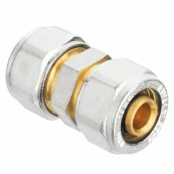 Bester Verkauf ⭐ Cornat Schraub-Kupplung Komplett ø 20 Mm, Messing Vernickelt, ø 20 Mm 🌟