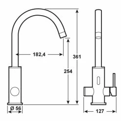 Großhandel ✨ CORNAT Senso Spültisch-Armatur, Chrom, SEN5 🧨 -Sonderangebot Baumarkt unnamed file 65