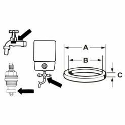 Blitzangebot ✔️ Cornat Hahnscheibe Mit Loch, Ø 22 Mm 👏 -Sonderangebot Baumarkt unnamed file 658