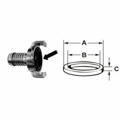 Auslauf 😍 Cornat Dichtung, Für Schnellkupplung 🛒 -Sonderangebot Baumarkt unnamed file 672