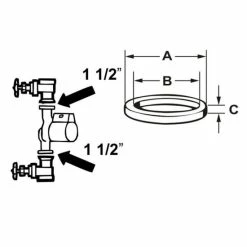 Budget ✨ Cornat HD-Dichtung Für Pumpenverschraubung, Ø 44 Mm 🥰 -Sonderangebot Baumarkt unnamed file 720