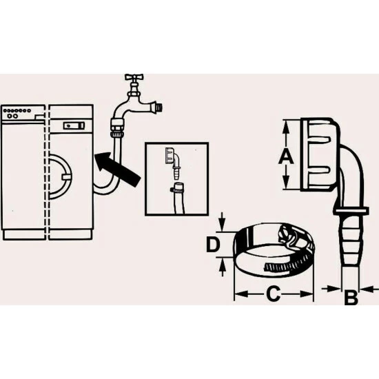 Top 10 🌟 Cornat Winkelverschraubung 3/4 Mit Schelle, Schlauchanschluss 10 Mm 🔥 2 Top 10 🌟 Cornat Winkelverschraubung 3/4 Mit Schelle, Schlauchanschluss 10 Mm 🔥 – Bild 2