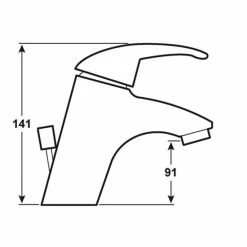 Auslauf 🎉 CORNAT Bova Waschtisch Einhebelmischer, Chrom, BO1 😀 -Sonderangebot Baumarkt unnamed file 846