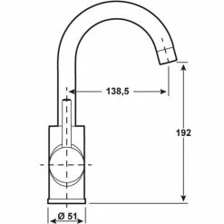 Bester Verkauf 👍 CORNAT Flora Waschtisch Einhebelmischer, Schwenkauslauf,chrom, FIO1 🎉 -Sonderangebot Baumarkt unnamed file 892
